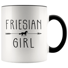 Load image into Gallery viewer, RobustCreative-Friesian Horse Girl Gifts Horses Lover Riding Racing - 11oz Accent Mug Riding Lover Gift Idea
