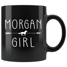 Load image into Gallery viewer, RobustCreative-Morgan Horse Girl Gifts Horses Lover Riding Racing - 11oz Black Mug Riding Lover Gift Idea
