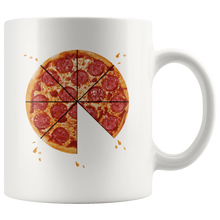 Load image into Gallery viewer, RobustCreative-Matching Pizza Slice s For Daddy And Son Fathers Day White 11oz Mug Gift Idea
