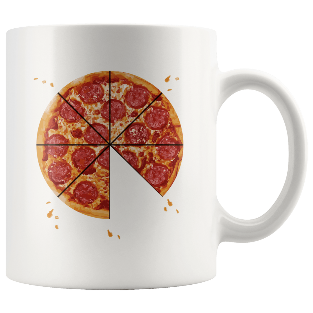 RobustCreative-Matching Pizza Slice s For Daddy And Son Fathers Day White 11oz Mug Gift Idea