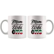Load image into Gallery viewer, RobustCreative-Kuwaiti Mom of the Wild One Birthday Kuwait Flag White 11oz Mug Gift Idea

