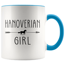 Load image into Gallery viewer, RobustCreative-Hanoverian Horse Girl Gifts Horses Lover Riding Racing - 11oz Accent Mug Riding Lover Gift Idea
