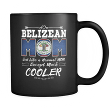 Load image into Gallery viewer, RobustCreative-Best Mom Ever is from Belize - Belizean Flag 11oz Funny Black Coffee Mug - Mothers Day Independence Day - Women Men Friends Gift - Both Sides Printed (Distressed)
