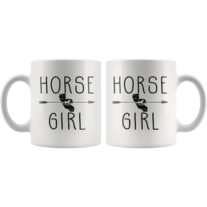 RobustCreative-California Horse Girl Gifts Californian Shape Country for women - 11oz White Mug Racing Lover Gift Idea