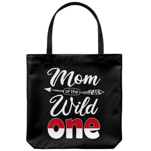 RobustCreative-Indonesian Mom of the Wild One Birthday Indonesia Flag Tote Bag Gift Idea