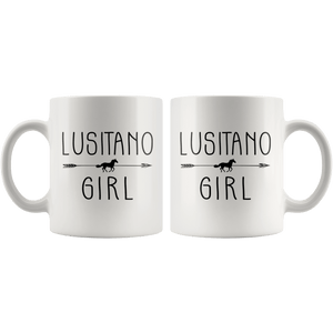 RobustCreative-Lusitano Horse Girl Gifts Horses Lover Riding Racing - 11oz White Mug Racing Lover Gift Idea