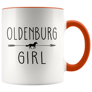 RobustCreative-Oldenburg Horse Girl Gifts Horses Lover Riding Racing - 11oz Accent Mug Riding Lover Gift Idea