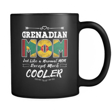 Load image into Gallery viewer, RobustCreative-Best Mom Ever is from Grenada - Grenadian Flag 11oz Funny Black Coffee Mug - Mothers Day Independence Day - Women Men Friends Gift - Both Sides Printed (Distressed)
