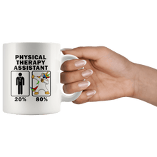 Load image into Gallery viewer, RobustCreative-Physical Therapy Assistant Dabbing Unicorn 80 20 Principle Graduation Gift Mens - 11oz White Mug Medical Personnel Gift Idea
