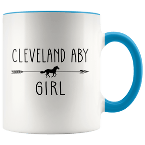 RobustCreative-Cleveland Aby Horse Girl Gifts Horses Lover Riding Racing - 11oz Accent Mug Riding Lover Gift Idea