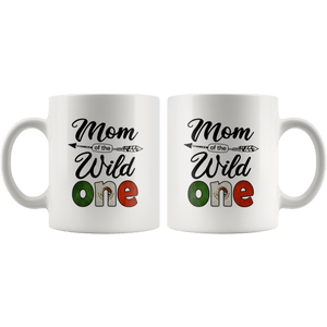 RobustCreative-Mexican Mom of the Wild One Birthday Mexico Flag White 11oz Mug Gift Idea
