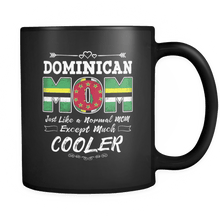 Load image into Gallery viewer, RobustCreative-Best Mom Ever is from Dominica - Dominican Flag 11oz Funny Black Coffee Mug - Mothers Day Independence Day - Women Men Friends Gift - Both Sides Printed (Distressed)
