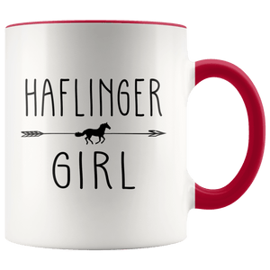 RobustCreative-Haflinger Horse Girl Gifts Horses Lover Riding Racing - 11oz Accent Mug Racing Lover Gift Idea