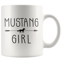 Load image into Gallery viewer, RobustCreative-Mustang Horse Girl Gifts Horses Lover Riding Racing - 11oz White Mug Racing Lover Gift Idea
