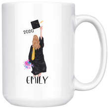 Load image into Gallery viewer, RobustCreative-Graduation Gift For Her, Graduation Personalized Cup Class Of 2020, PHD Senior Graduation Gift For Girl, Custom College Grad Coffee Mug

