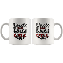 Load image into Gallery viewer, RobustCreative-Uncle of the Wild One Lumberjack Woodworker Sawdust - 11oz White Mug sawdust is mans glitter Gift Idea
