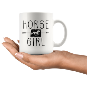 RobustCreative-Colorado Horse Girl Gifts Coloradan Shape Country for women - 11oz White Mug Racing Lover Gift Idea