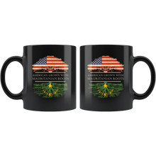 Load image into Gallery viewer, RobustCreative-Mauritanian Roots American Grown Fathers Day Gift - Mauritanian Pride 11oz Funny Black Coffee Mug - Real Mauritania Hero Flag Papa National Heritage - Friends Gift - Both Sides Printed
