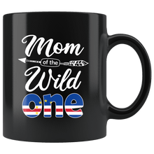 Load image into Gallery viewer, RobustCreative-Cape Verdean Mom of the Wild One Birthday Cabo Verde Flag Black 11oz Mug Gift Idea
