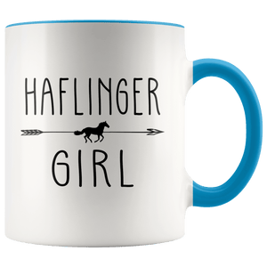 RobustCreative-Haflinger Horse Girl Gifts Horses Lover Riding Racing - 11oz Accent Mug Racing Lover Gift Idea