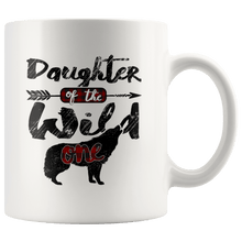 Load image into Gallery viewer, RobustCreative-Strong Daughter of the Wild One Wolf 1st Birthday Wolves - 11oz White Mug wolves lover animal spirit Gift Idea
