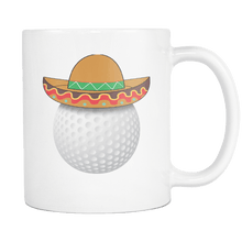 Load image into Gallery viewer, RobustCreative-Funny Golf Ball Mexican Sports - Cinco De Mayo Mexican Fiesta - No Siesta Mexico Party - 11oz White Funny Coffee Mug Women Men Friends Gift ~ Both Sides Printed
