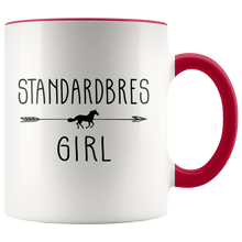 Load image into Gallery viewer, RobustCreative-Standardbres Horse Girl Gifts Horses Lover Riding Racing - 11oz Accent Mug Riding Lover Gift Idea
