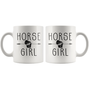 RobustCreative-Wisconsin Horse Girl Gifts Wisconsinite Shape Country for women - 11oz White Mug Riding Lover Gift Idea