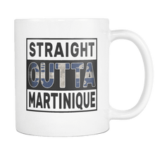 Load image into Gallery viewer, RobustCreative-Straight Outta Martinique - Martinicquan Flag 11oz Funny White Coffee Mug - Independence Day Family Heritage - Women Men Friends Gift - Both Sides Printed (Distressed)

