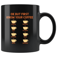 Load image into Gallery viewer, RobustCreative-Ok But First Coffee T- Funny Coworker Saying Black 11oz Mug Gift Idea

