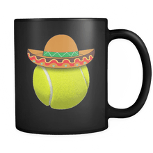 Load image into Gallery viewer, RobustCreative-Funny Tennis Ball Mexican Sports - Cinco De Mayo Mexican Fiesta - No Siesta Mexico Party - 11oz Black Funny Coffee Mug Women Men Friends Gift ~ Both Sides Printed
