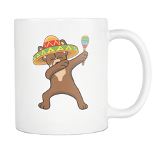 Load image into Gallery viewer, RobustCreative-Dabbing Chihuahua Dog in Sombrero - Cinco De Mayo Mexican Fiesta - Dab Dance Mexico Party - 11oz White Funny Coffee Mug Women Men Friends Gift ~ Both Sides Printed
