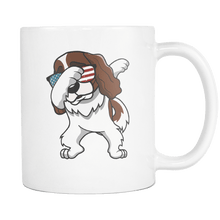 Load image into Gallery viewer, RobustCreative-Dabbing Cavalier King Charles Spaniel Dog America Flag - Patriotic Merica Murica Pride - 4th of July USA Independence Day - 11oz White Funny Coffee Mug Women Men Friends Gift ~ Both Sides Printed
