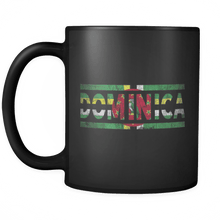 Load image into Gallery viewer, RobustCreative-Retro Vintage Flag Dominican Dominica 11oz Black Coffee Mug ~ Both Sides Printed
