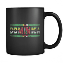 Load image into Gallery viewer, RobustCreative-Retro Vintage Flag Dominican Dominica 11oz Black Coffee Mug ~ Both Sides Printed

