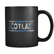Load image into Gallery viewer, RobustCreative-Retro Vintage Flag Scottish Scotland 11oz Black Coffee Mug ~ Both Sides Printed
