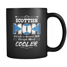 Load image into Gallery viewer, RobustCreative-Best Mom Ever is from Scotland - Scottish Flag 11oz Funny Black Coffee Mug - Mothers Day Independence Day - Women Men Friends Gift - Both Sides Printed (Distressed)
