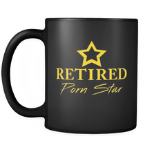 Load image into Gallery viewer, RobustCreative-Retired Porn Star - The Growth Lab - Funny Gag Gift Funny meme - 11oz Black Funny Coffee Mug Women Men Friends Gift ~ Both Sides Printed
