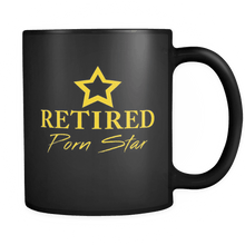 Load image into Gallery viewer, RobustCreative-Retired Porn Star - The Growth Lab - Funny Gag Gift Funny meme - 11oz Black Funny Coffee Mug Women Men Friends Gift ~ Both Sides Printed

