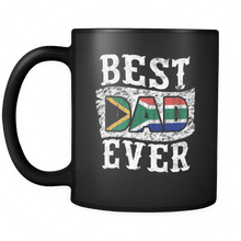 Load image into Gallery viewer, RobustCreative-Best Dad Ever South Africa Flag - Fathers Day Gifts - Promoted to Daddy Gift From Kids - 11oz Black Funny Coffee Mug Women Men Friends Gift ~ Both Sides Printed
