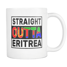 Load image into Gallery viewer, RobustCreative-Straight Outta Eritrea - Eritrean Flag 11oz Funny White Coffee Mug - Independence Day Family Heritage - Women Men Friends Gift - Both Sides Printed (Distressed)
