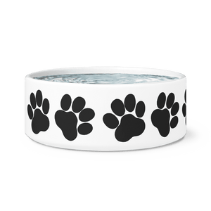 RobustCreative-Paw Paw Funny Ceramic Dog Bowl / Plate 7.5" x 3.5"