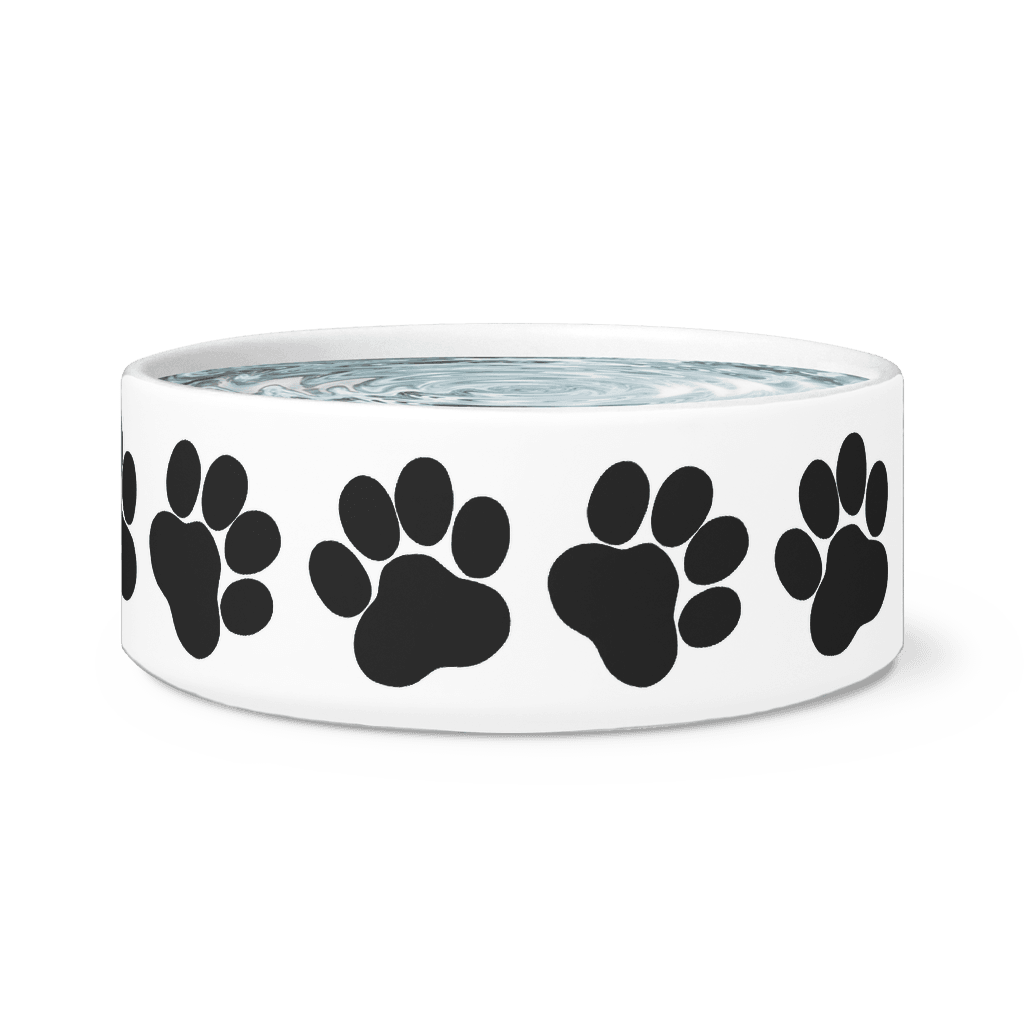 RobustCreative-Paw Paw Funny Ceramic Dog Bowl / Plate 7.5