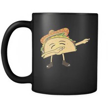 Load image into Gallery viewer, RobustCreative-Dabbing Taco - Cinco De Mayo Mexican Fiesta - No Siesta Mexico Party - 11oz Black Funny Coffee Mug Women Men Friends Gift ~ Both Sides Printed
