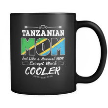 Load image into Gallery viewer, RobustCreative-Best Mom Ever is from Tanzania - Tanzanian Flag 11oz Funny Black Coffee Mug - Mothers Day Independence Day - Women Men Friends Gift - Both Sides Printed (Distressed)
