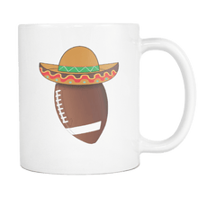 Load image into Gallery viewer, RobustCreative-Funny Football Mexican Sports - Cinco De Mayo Mexican Fiesta - No Siesta Mexico Party - 11oz White Funny Coffee Mug Women Men Friends Gift ~ Both Sides Printed
