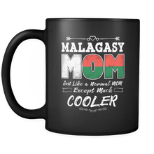 Load image into Gallery viewer, RobustCreative-Best Mom Ever is from Madagascar - Malagasy Flag 11oz Funny Black Coffee Mug - Mothers Day Independence Day - Women Men Friends Gift - Both Sides Printed (Distressed)
