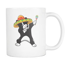 Load image into Gallery viewer, RobustCreative-Dabbing French Bulldog Dog in Sombrero - Cinco De Mayo Mexican Fiesta - Dab Dance Mexico Party - 11oz White Funny Coffee Mug Women Men Friends Gift ~ Both Sides Printed
