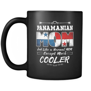 RobustCreative-Best Mom Ever is from Panama - Panamanian Flag 11oz Funny Black Coffee Mug - Mothers Day Independence Day - Women Men Friends Gift - Both Sides Printed (Distressed)