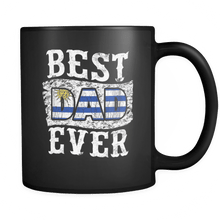 Load image into Gallery viewer, RobustCreative-Best Dad Ever Uruguay Flag - Fathers Day Gifts - Promoted to Daddy Gift From Kids - 11oz Black Funny Coffee Mug Women Men Friends Gift ~ Both Sides Printed
